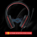 3.5Mm Noise-Canceling Gaming Headset With Retractable Mic - Black Blue