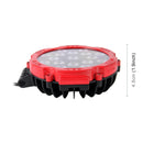 2 Pcs 3500Lm 6500K White Light 17 Led Waterproof Car Boat Marine Work Lights Spotlight Led Bulbs 30 Degrees Adjustable Dc 10 - 30V - Red