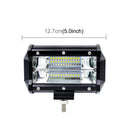 5 Inch 18W 24 Led Waterproof Ip67 Two Bar Modified Off - Road Lights Spotlight Light Car Work Lights Dc 9 - 48V - Yellow