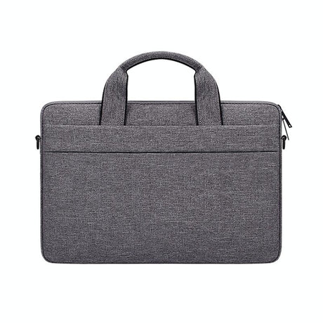 Portable Laptop Tablet Bag - 15.4 Inch Double Side Pockets Soft Handle Oxford Cloth - 15.4 Inch Deep Space Gray