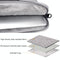 Portable Laptop Tablet Bag - 15.4 Inch Double Side Pockets Soft Handle Oxford Cloth - 15.4 Inch Deep Space Gray