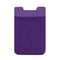 Lycra Phone Card Holder Stretch Back Sticker Wallet For Cards Bus Pass Bank Fits Most Phones - Gray
