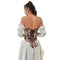 Floral Fishbone Corset Top Retro Bodice Plus Size Xs-Xl Flounce Irregular Bustier - S