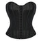 Translucent Gothic Bustier Crop Top Plus Size S-6Xl Burlesque Vintage Lingerie - S