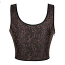 Steampunk Retro Bustier Strap Vest Tank Top Coffee Corset Plus Size Xs-6Xl - Xxl