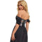 Floral Embroidered Renaissance Corset With Front Busk Closure And Back Lace Women Victorian Bustier - L