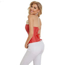 Steampunk Plus Size Slimming Body Shapewear Corset Red / Black - Black - 6Xl