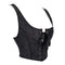 Black Gothic Slimming Vest Corset With Butterfly Detail Backless Boned And Lace-Up For Steampunk Style - L