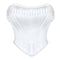 Strapless Push-Up Wedding Bra White Bustier Vest With Zip - Xxl