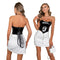 Vintage Gothic Front Zipper Corset With Lacing And T-String Plus Size S-6Xl - Xxl