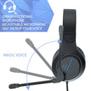 3.5Mm Noise-Canceling Gaming Headset With Retractable Mic - Purple
