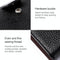 Women Vertical Cowhide Leather Rfid Wallet - Purple