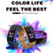 Waterproof Tft Smart Bracelet With Call / Heart / Sleep / Sedentary / Bp Monitoring - Purple