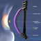 Back Pain Relief Device Lumbar Traction Stretcher - Black Purple