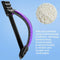 Back Pain Relief Device Lumbar Traction Stretcher - White + Purple