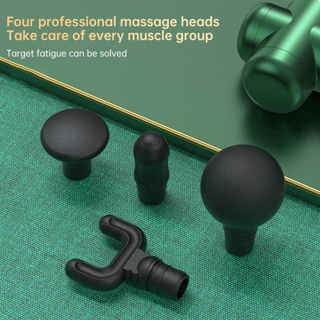 4-Head Portable Muscle Massage Gun For Sports