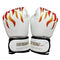 Adult Flame Pattern Pu Leather Boxing Gloves - Fitness - Red