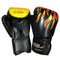 Adult Flame Pattern Pu Leather Boxing Gloves - Fitness - Red