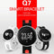 0.95 Inch Hd Oled Screen Display Bluetooth Smart Bracelet Ip68 Waterproof Support Pedometer / Sedentary Reminder / Heart Rate Monitor / Sleep Monitor Compatible With Android And Ios Phones - Red