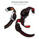 1.3 Inch Tft Screen Mtk2502C Bluetooth4.0 Silicone Watch Band Support Heart Rate Monitor & Pedometer & Sleep Monitor & Sedentary Reminder - Red