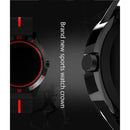 1.3 Inch Tft Screen Mtk2502C Bluetooth4.0 Silicone Watch Band Support Heart Rate Monitor & Pedometer & Sleep Monitor & Sedentary Reminder - Red