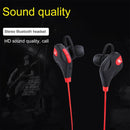 Wireless Bluetooth Earphones with Mic & Control - M8 - Red