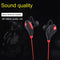 Wireless Bluetooth Earphones with Mic & Control - M8 - Red