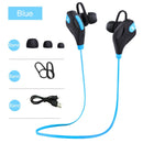 Wireless Bluetooth Earphones with Mic & Control - M8 - Red