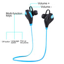 Wireless Bluetooth Earphones with Mic & Control - M8 - Red