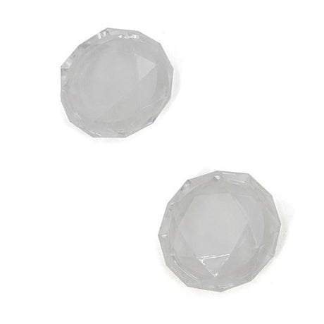 2 Pcs Diamond Texture Games Grip Caps for Ps5 - Red