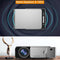 1080P Mini Theater Projector - 2000 Lumens Phone Version - Red