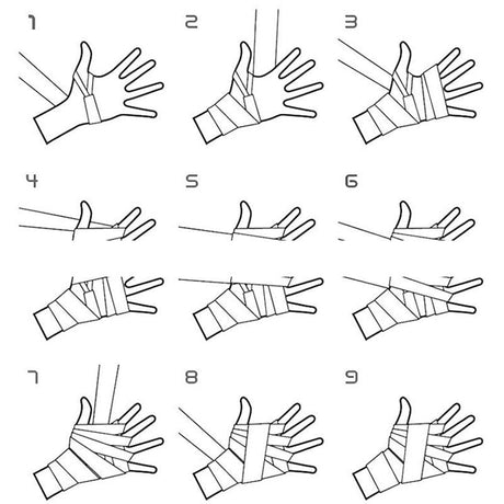 2.5M Adult Boxing Bandage For Training - Red