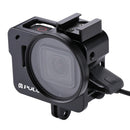 Aluminum Protective Cage With Uv Lens For Gopro Hero 2018 / 7 / 6 / 5 - 52Mm