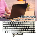 Backlit Laptop Keyboard For Msi Gs65 Series - Us Version - Red