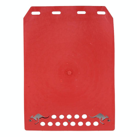 2 Pcs Premium Heavy Duty Molded Splash Mud Flaps Auto Front And Rear Fender Guard Small Size Random Pattern Delivery - Red