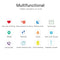Waterproof Smart Bracelet With Call Heart Bp Sleep And Sedentary Monitoring - Ip67 - Red
