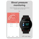 Waterproof Smart Bracelet With Call Heart Sleep Bp And Oxygen Monitoring - Ip67 - Red