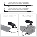 Vlogging Live Broadcast Kit With Led Fill Light Microphone Tripod Mount & Cold Shoe Head