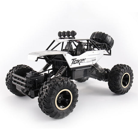 37cm Remote Control Bigfoot Climbing Car - 1 12 Alloy 4wd Cross-country Toy - Red