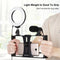 3-In-1 Vlogging Kit With Smartphone Rig Microphone And Led Ring Light
