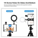 3-In-1 Vlogging Kit With Smartphone Rig Microphone And Led Ring Light