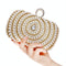 Stylish Pearl Handbag For Fashion Banquets And Parties - Red