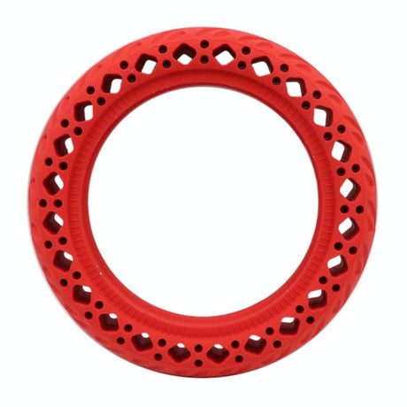 8.5 Electric Scooter Tire for Xiaomi Mijia M365 - Shock-absorbing Honeycomb Design - Red