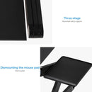Adjustable Foldable Laptop Stand with Fans & Mouse Pad - Portable Aluminum - Red