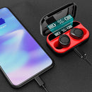 Wireless Stereo Headset with Charging Case and Digital Display - X5 Tws Bluetooth V5.0