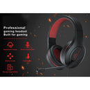 3.5Mm Noise-Canceling Gaming Headset With Retractable Mic - Black Red