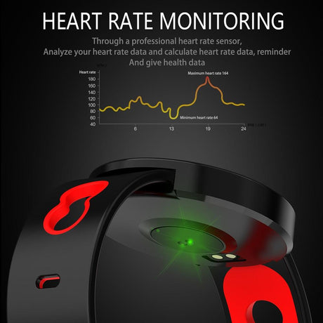 Smart Health Monitoring Bracelet With Waterproof Tft Screen