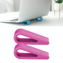 Adjustable Notebook Stand For Improved Cooling And Comfort - Rose Red