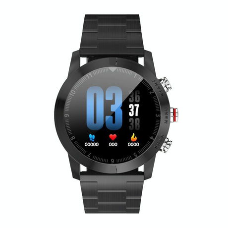 Waterproof Smart Bracelet With Call Reminder And Heart Rate Monitor - Ip68 - Silver