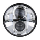 5.75 Inch Dc12V 6000K - 6500K 40W Car Led Headlight For Harley Silver